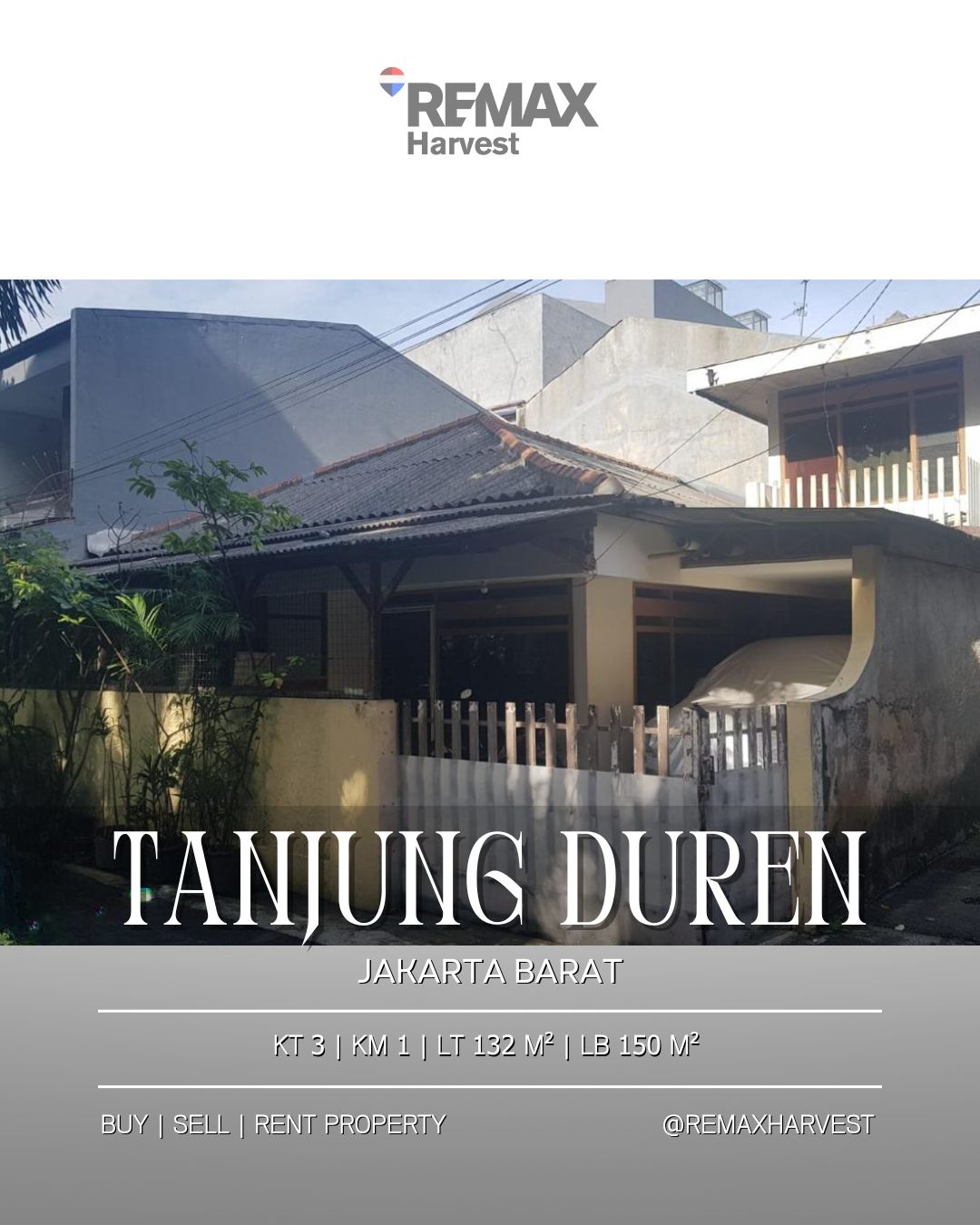 Rumah Hitung Tanah Tanjung Duren
