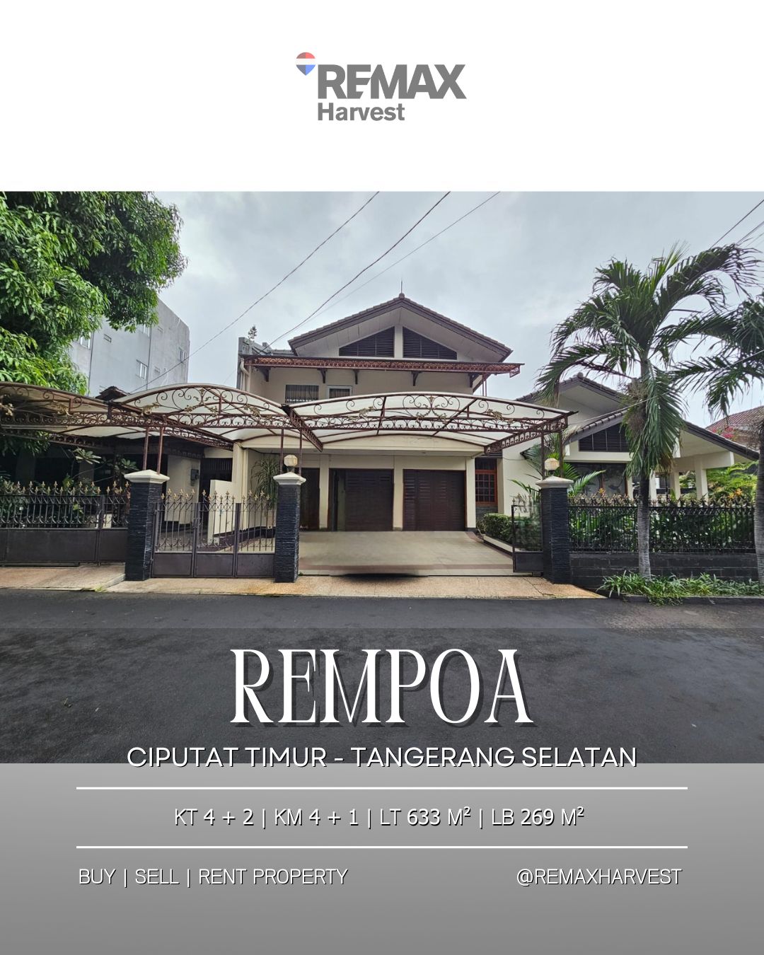 Rumah Rempoa Ciputat Timur